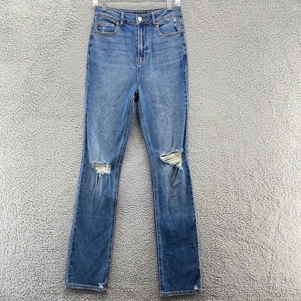 AFRM‎ Jeans Womens 25 Blue Heston Jeans Washed Regular Fit High Rise New